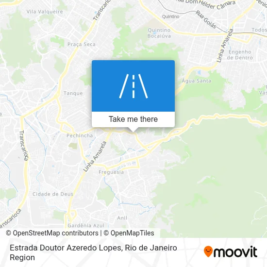 Estrada Doutor Azeredo Lopes map