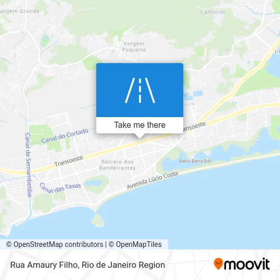 Rua Amaury Filho map