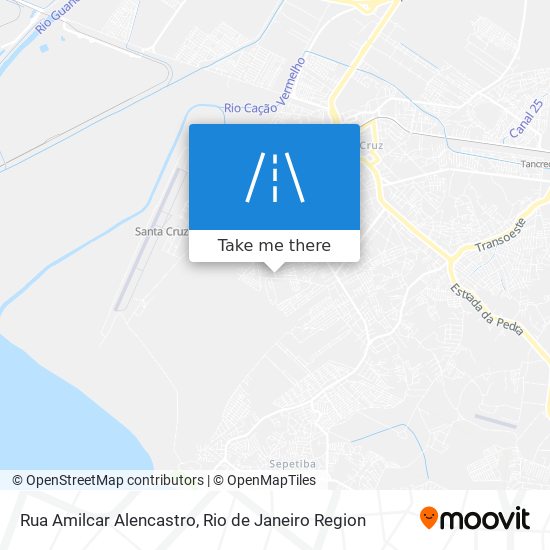 Mapa Rua Amilcar Alencastro