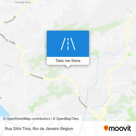 Rua Sitio Tros map