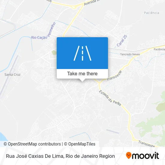 Rua José Caxias De Lima map