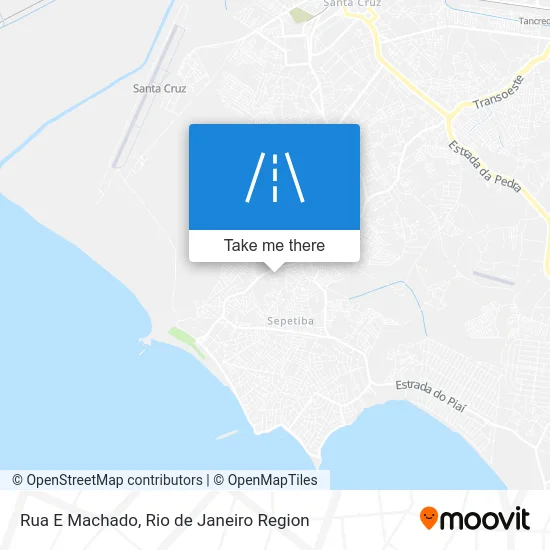 Rua E Machado map
