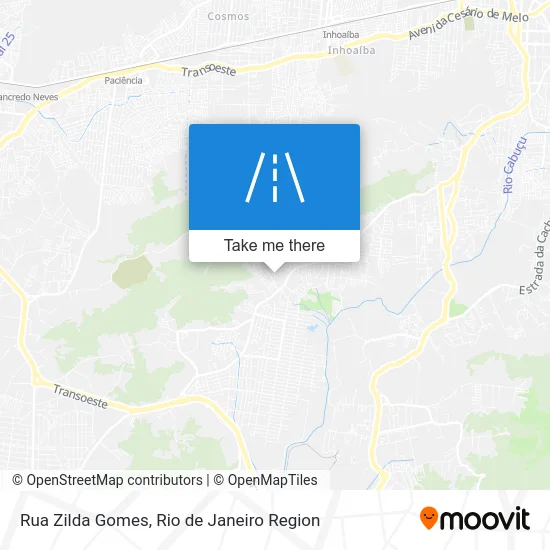 Rua Zilda Gomes map