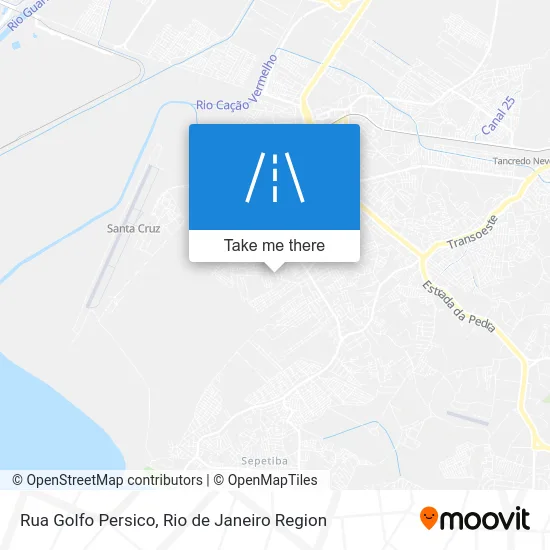 Rua Golfo Persico map