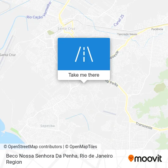 Beco Nossa Senhora Da Penha map