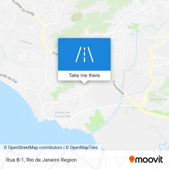 Rua B-1 map