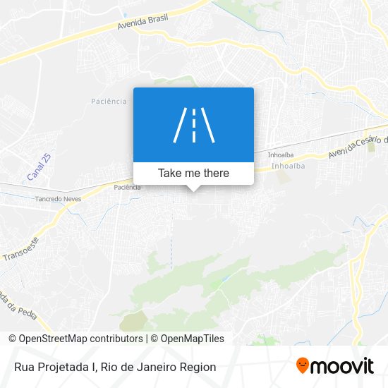 Rua Projetada I map