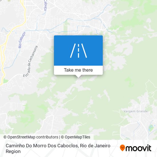 Mapa Caminho Do Morro Dos Caboclos