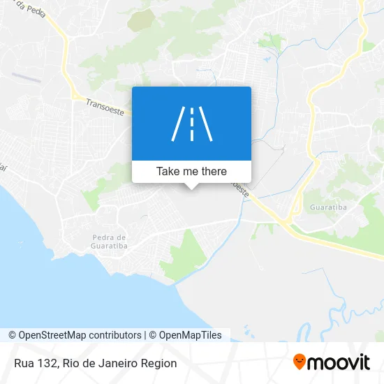 Rua 132 map