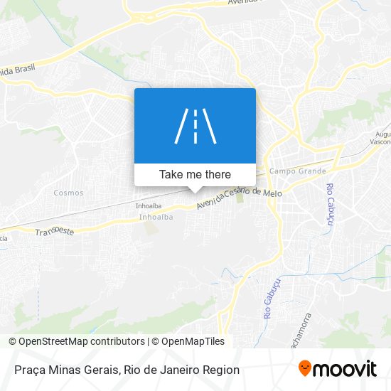 Mapa Praça Minas Gerais