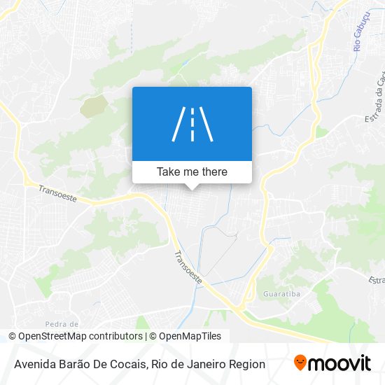 Mapa Avenida Barão De Cocais