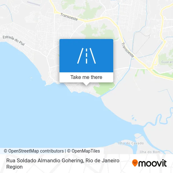Rua Soldado Almandio Gohering map