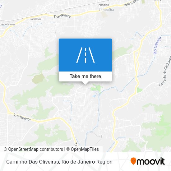 Caminho Das Oliveiras map