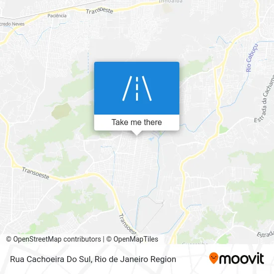 Rua Cachoeira Do Sul map