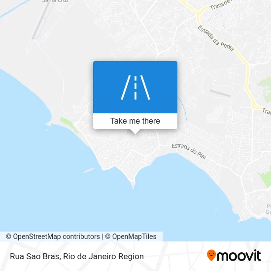 Rua Sao Bras map