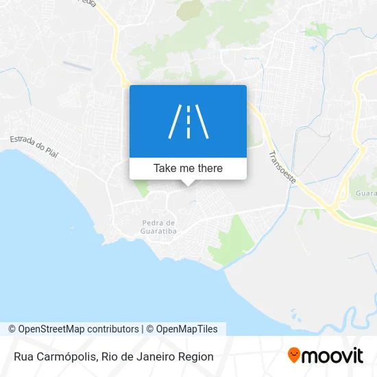 Rua Carmópolis map