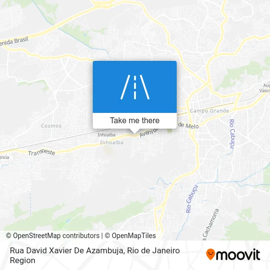 Rua David Xavier De Azambuja map