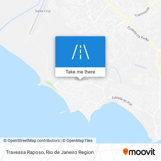 Mapa Travessa Raposo