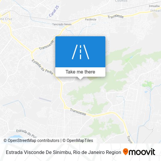 Estrada Visconde De Sinimbu map