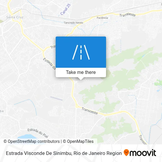 Estrada Visconde De Sinimbu map