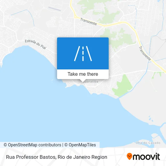 Rua Professor Bastos map