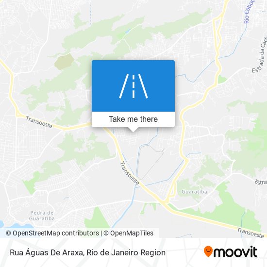 Rua Águas De Araxa map