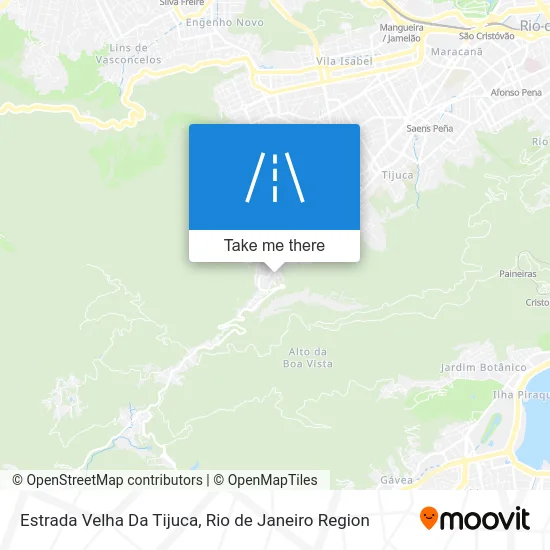 Estrada Velha Da Tijuca map