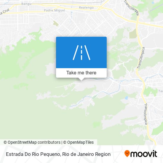 Estrada Do Rio Pequeno map