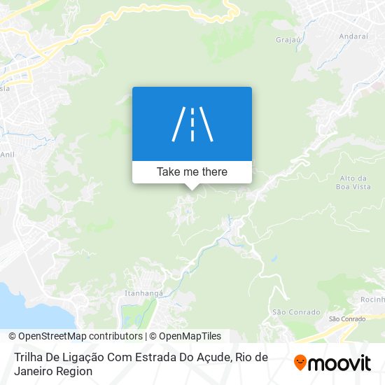 Trilha De Ligação Com Estrada Do Açude map