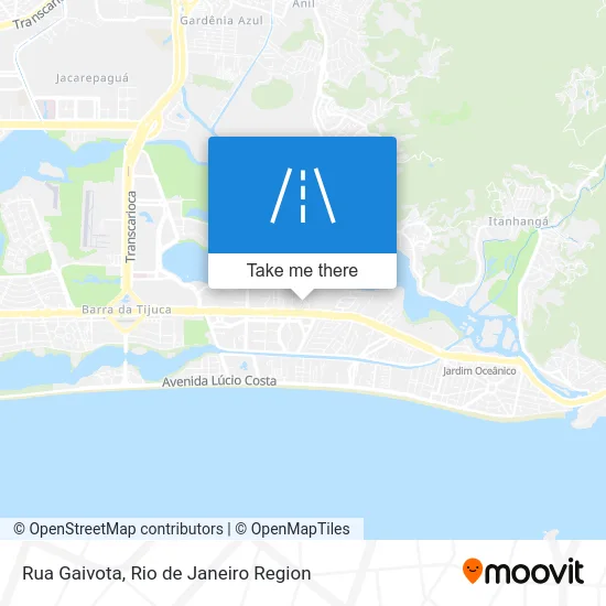 Rua Gaivota map