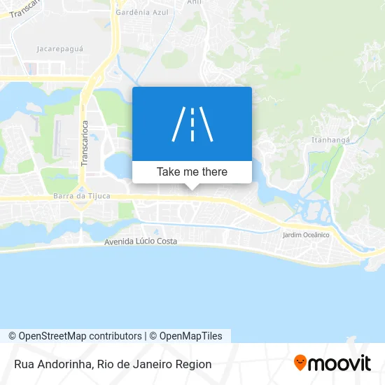 Rua Andorinha map