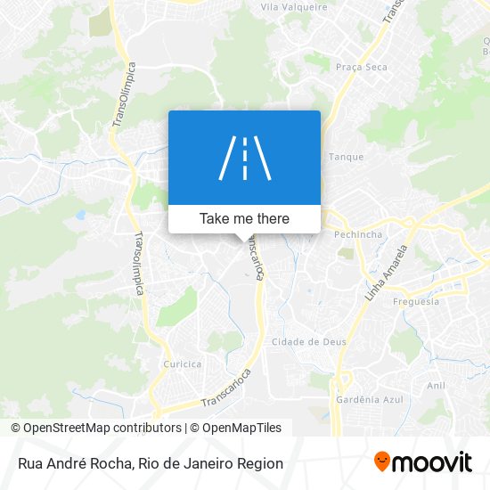 Rua André Rocha map