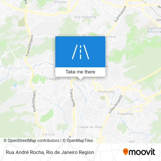 Rua André Rocha map