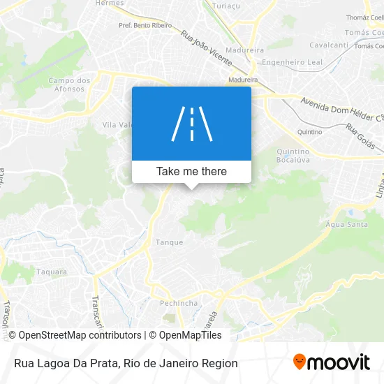 Rua Lagoa Da Prata map