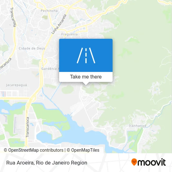 Rua Aroeira map