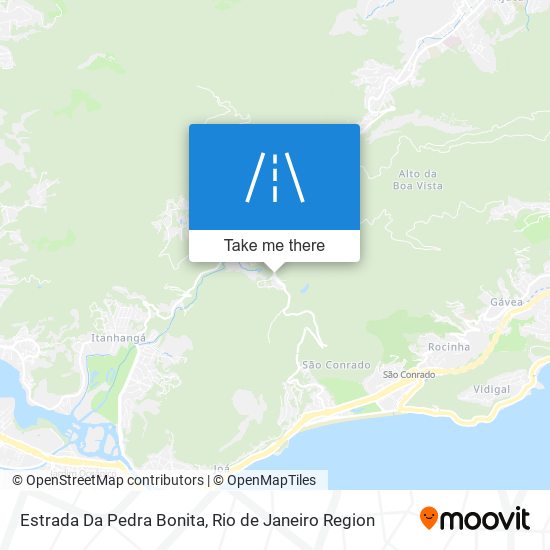 Estrada Da Pedra Bonita map