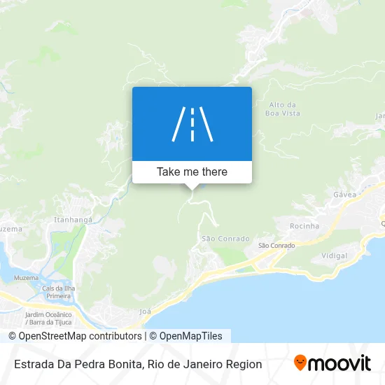 Estrada Da Pedra Bonita map