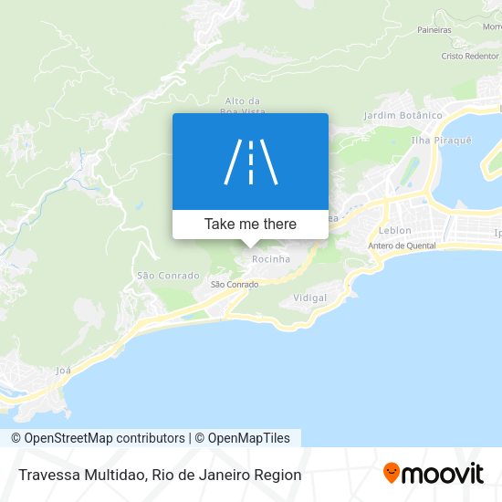 Travessa Multidao map