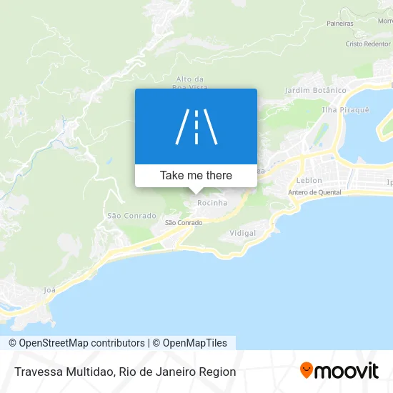 Travessa Multidao map