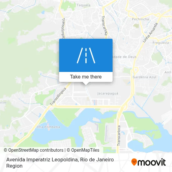 Avenida Imperatriz Leopoldina map