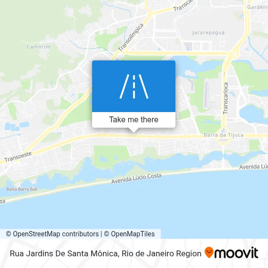 Rua Jardins De Santa Mônica map