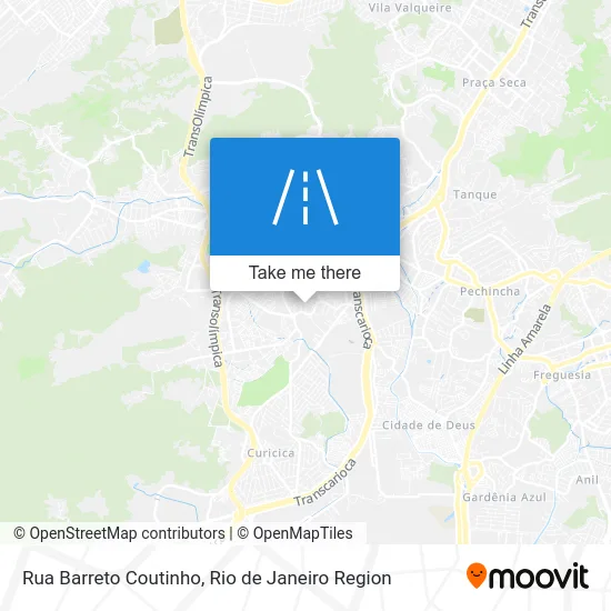 Rua Barreto Coutinho map
