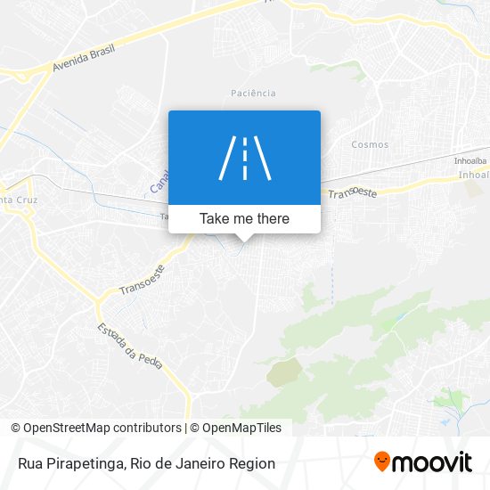 Mapa Rua Pirapetinga