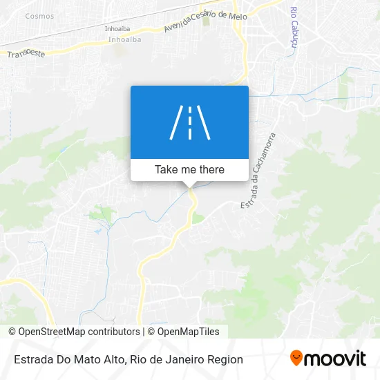 Estrada Do Mato Alto map