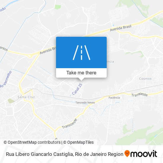 Rua Libero Giancarlo Castiglia map