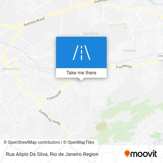 Rua Alipio Da Silva map