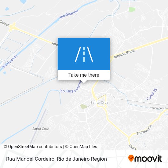 Rua Manoel Cordeiro map