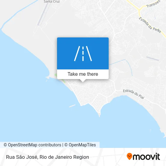 Rua São José map