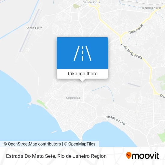 Estrada Do Mata Sete map
