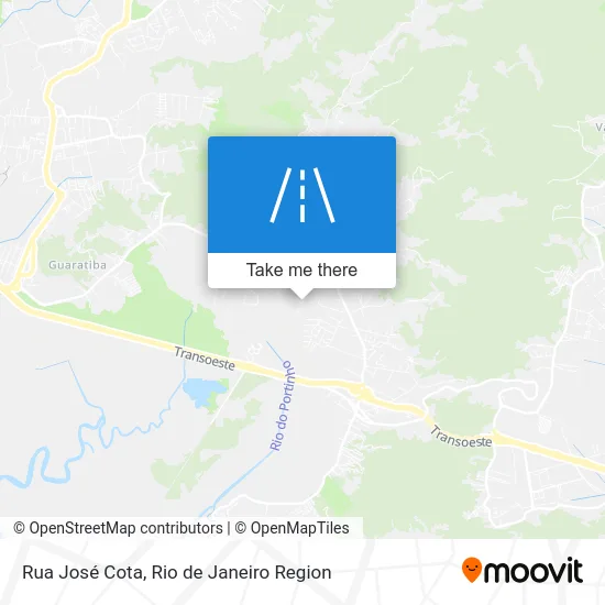 Rua José Cota map